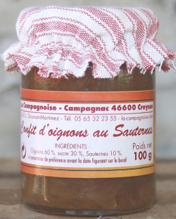 Confit d'oignons au Sauternes 100g