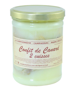 Confit de canard 2 cuisses 600 g