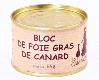 Bloc de Foie gras de canard 65g Campagnoise Creysse